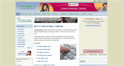 Desktop Screenshot of callingsandiego.com